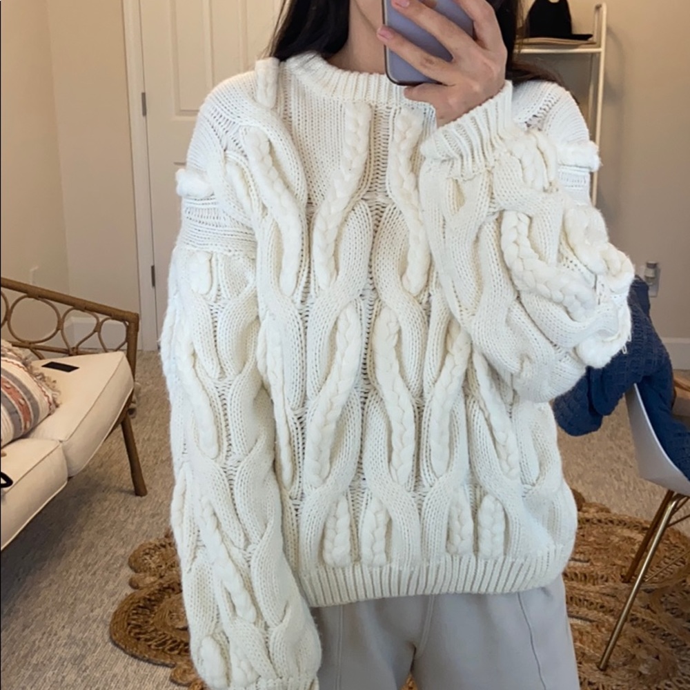 Brand new white sweater